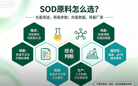SOD原料怎么选？企业采购SOD需要注意什么？