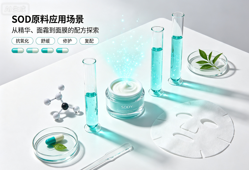 SOD在护肤品中的应用 SOD在护肤品中的应用