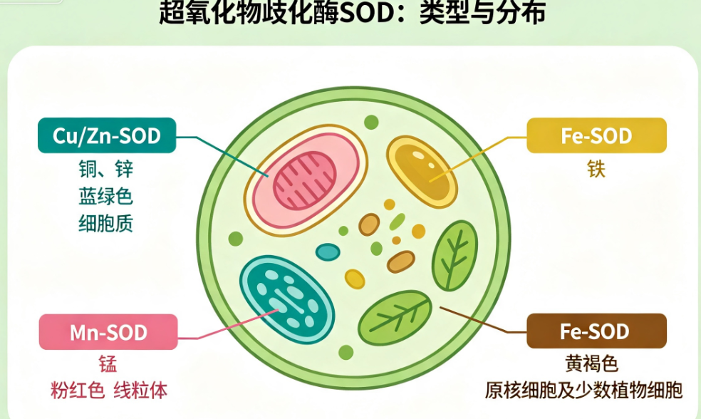 超氧化物歧化酶的分类和布局.png 超氧化物歧化酶的分类和布局.png